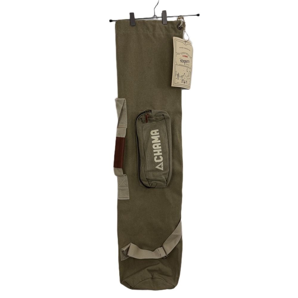 CHAMA Vaquero Chair CARRYING BAG Shoulder Strap Tan Zip Pocket Canvas *